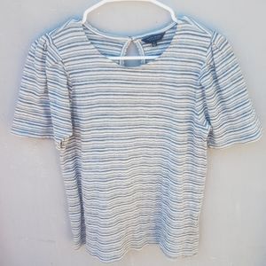 Lucky Brand Short Sleeve Stripe Tee Shirt